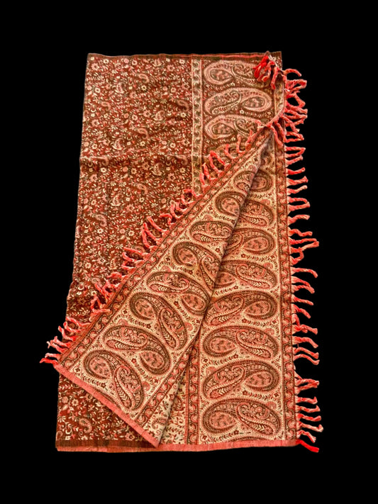 Multifunctionele meditatiedoek - Bruin/Oranje