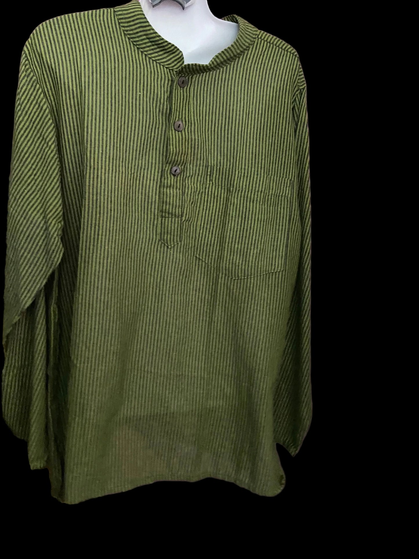 Vissers Blouse Olijfgroen