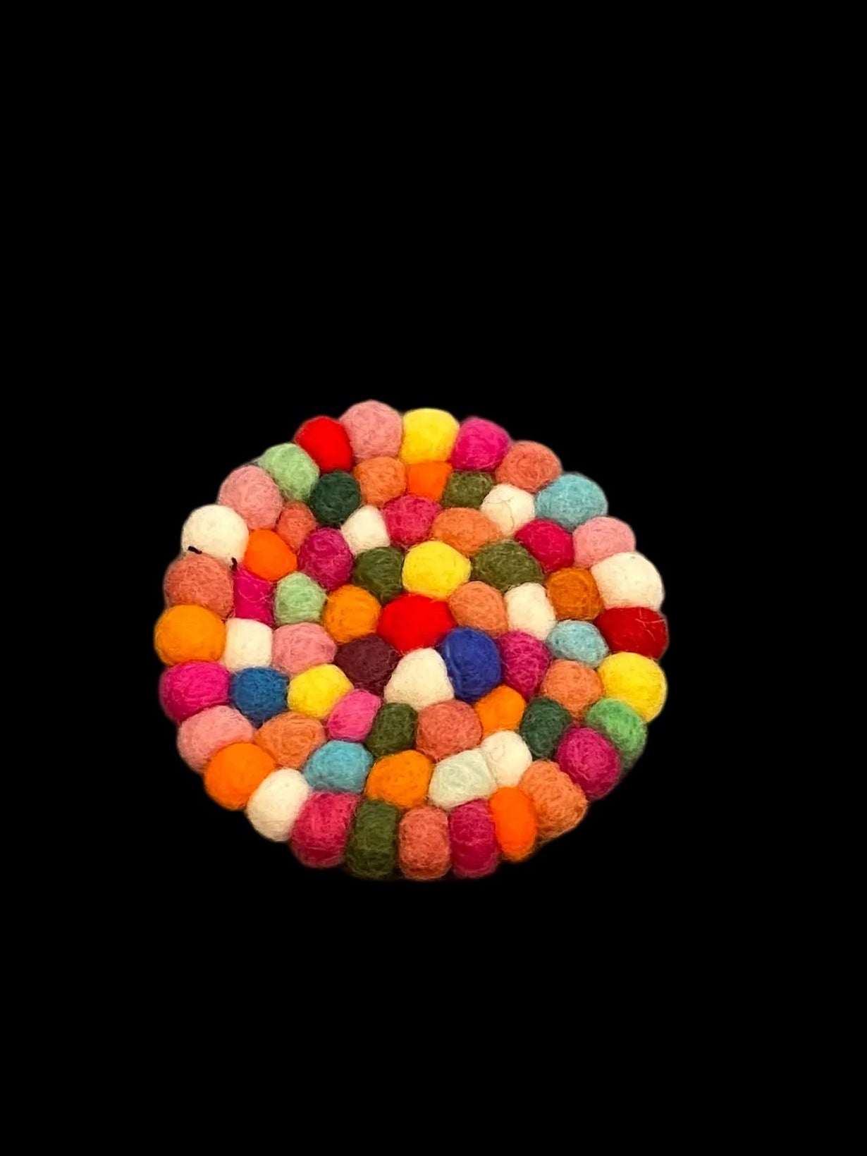 Onderzetter Klankschaal - Oranje/rood