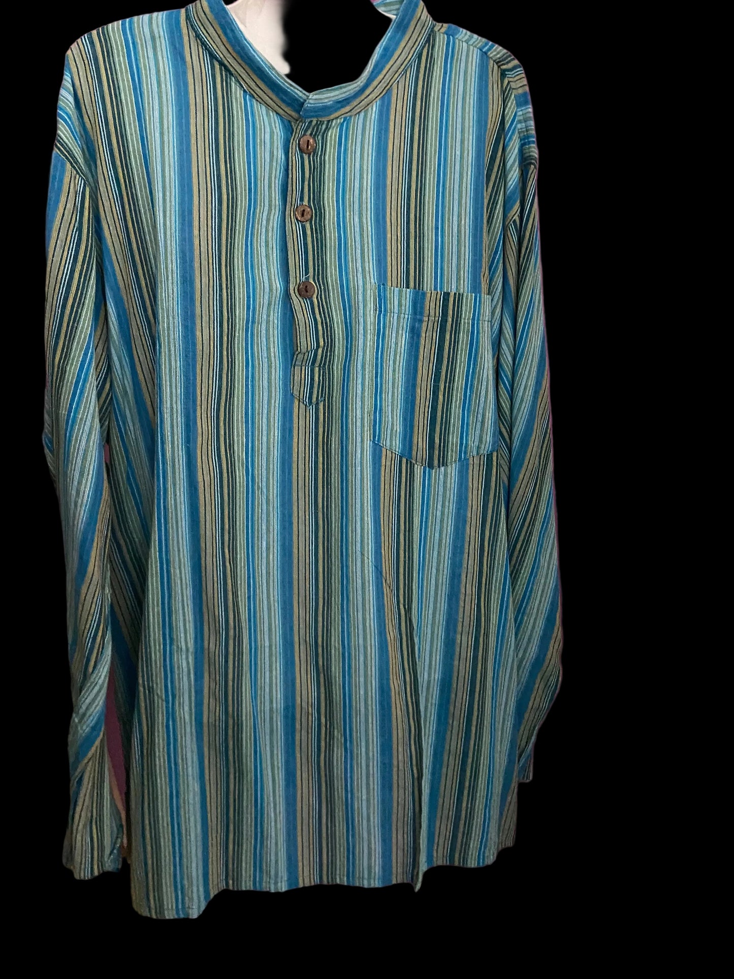 Vissers Blouse Blauw