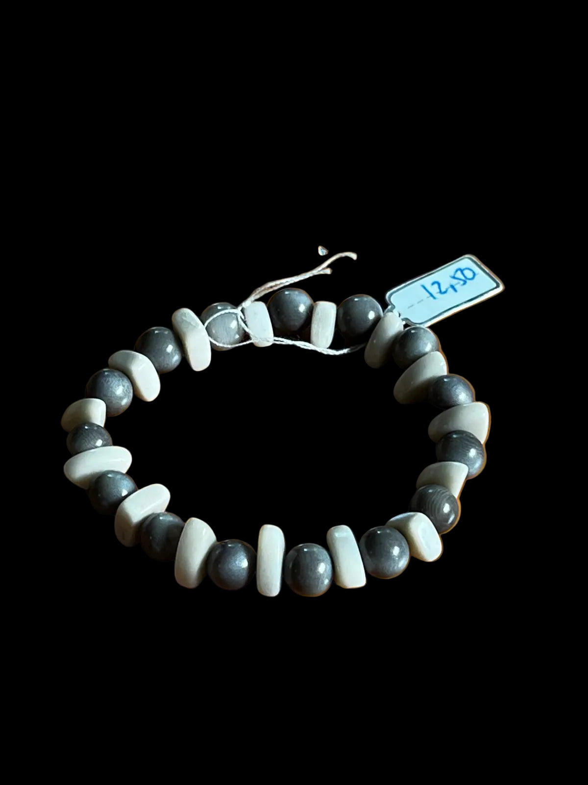 Tagua Armband Ivory – Naturel & Zwart