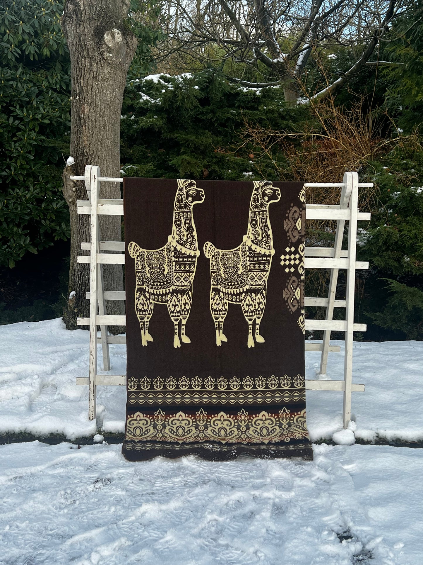 XXL Alpaca deken - 225x190 cm - Alpaca Bruin