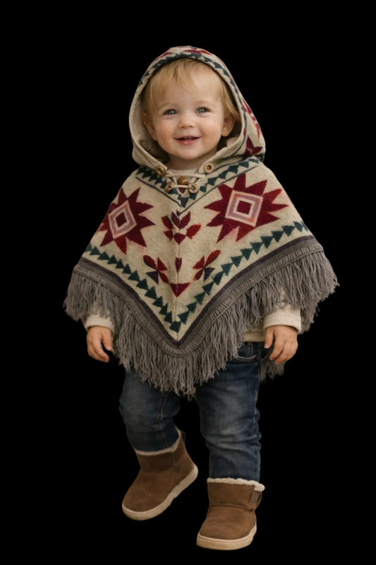 Poncho Alpaca Baby en peuter Dream Catcher