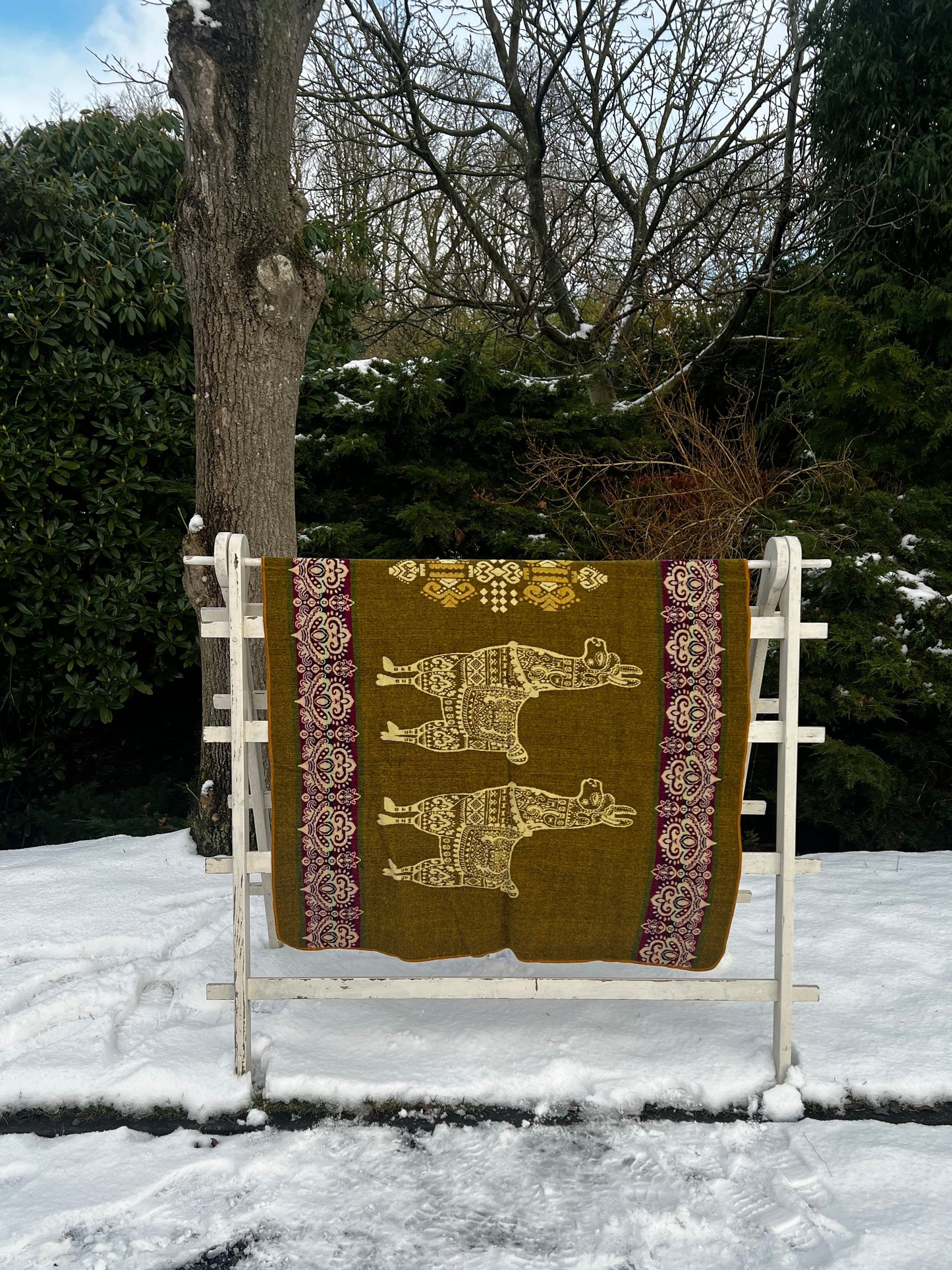 Alpaca deken - 110x185 cm - Alpaca bruin