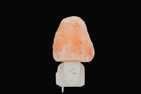 Himalaya zoutlamp stopcontact - Natuurlijke brok Oranje