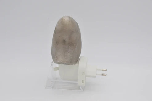 Himalaya zoutlamp stopcontact - Maan grijs