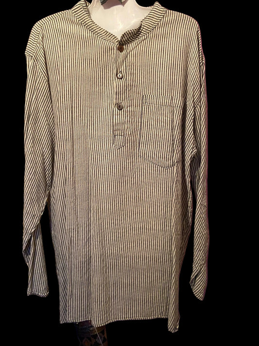 Vissers Blouse Zwart/Wit