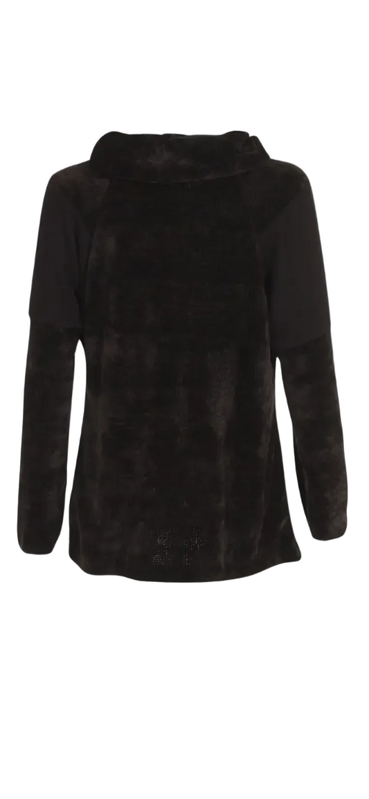 Dames Tuniek trui met Chenille patches