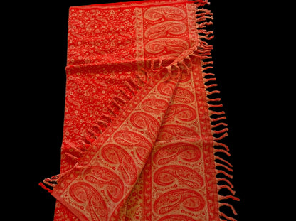 Multifunctionele meditatiedoek - Rood/Oranje