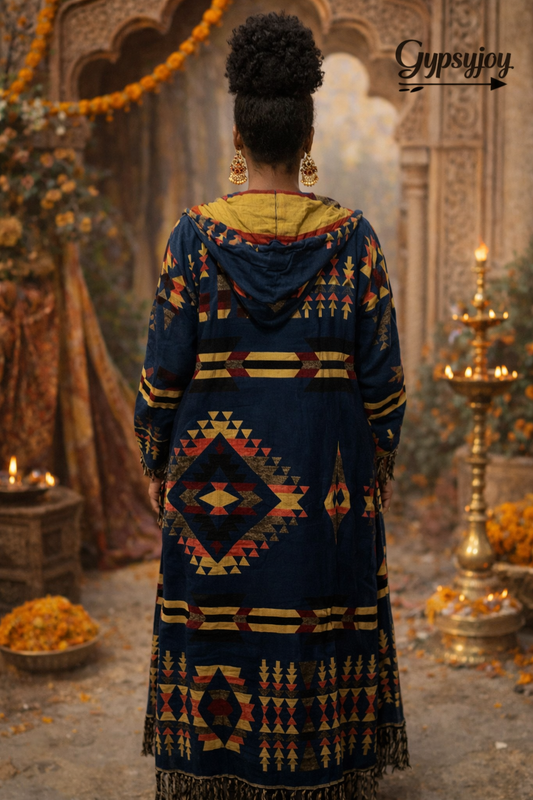 Maxi Kimono - Petrol