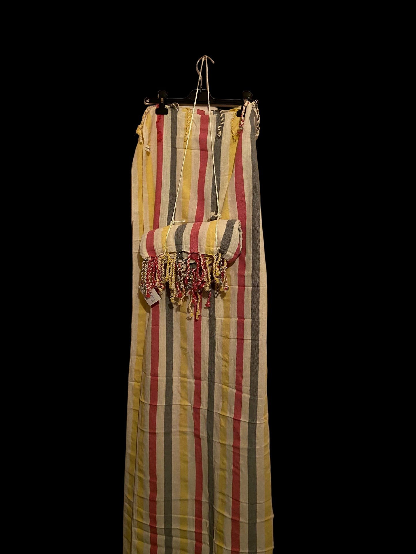 Hamamdoek Ecuador grijs/geel/rood