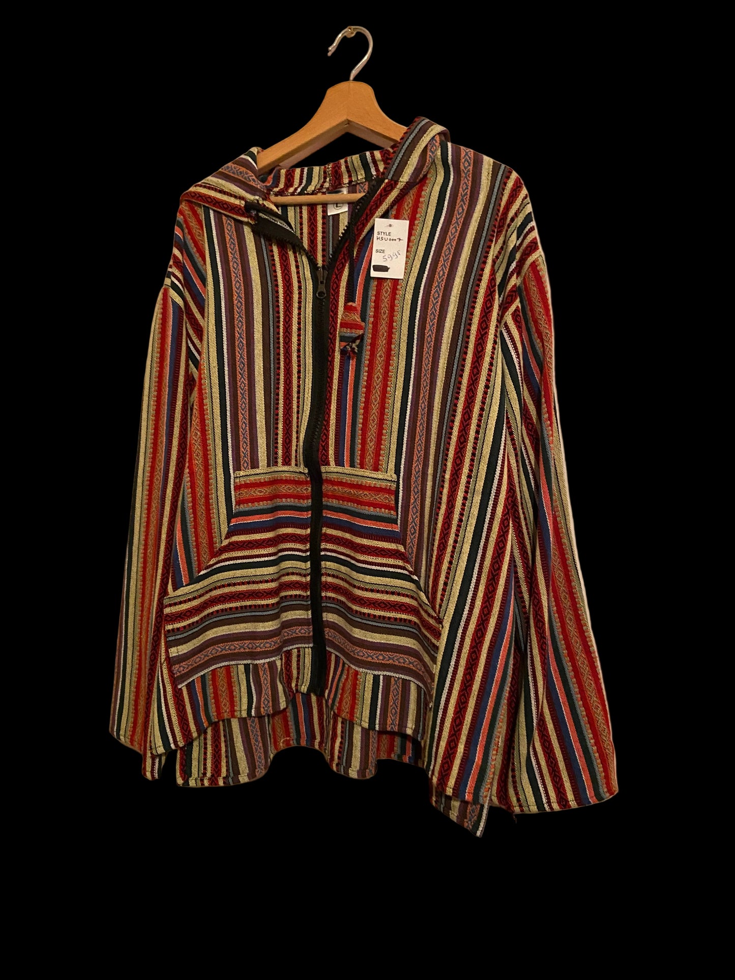 Mexicaanse baja hoodie - Unisex - Roest