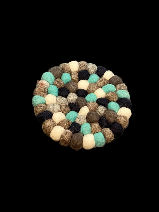 Onderzetter Klankschaal - blauw/grijs