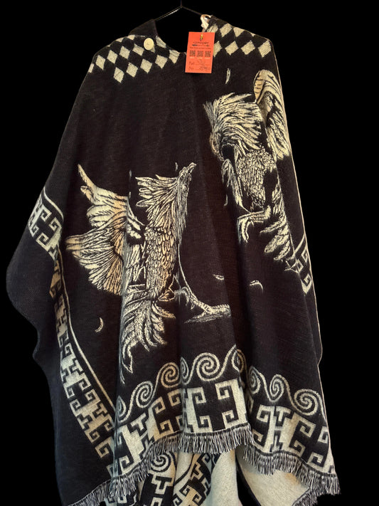 XL Poncho Alpacawol Eagle
