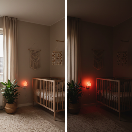 Himalaya zoutlamp stopcontact - Natuurlijke brok Oranje