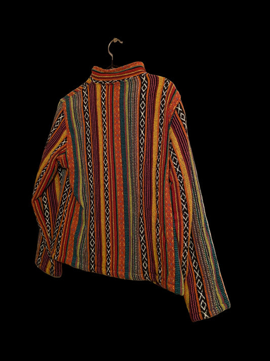 Mexicaanse Baya jas - gevoerd - oranje