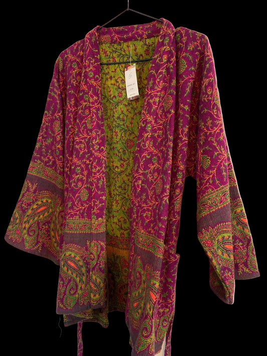 Omslagvest / jasje - wolmix -  Terra