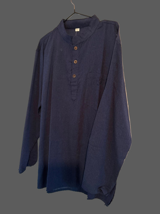 Vissers Blouse Dark Blue