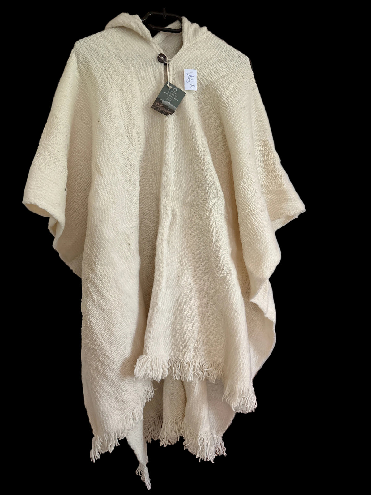 XL Poncho Elena Wit