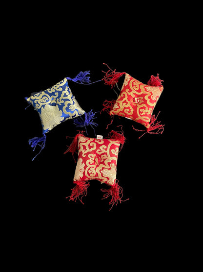 Klankschaal kussentje vierkant Rood