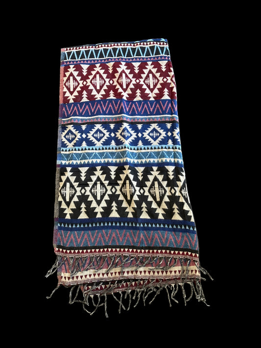 Bohemian shawl 200x95 Pure
