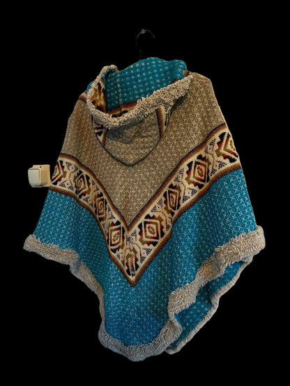 Poncho Rosanna Blue