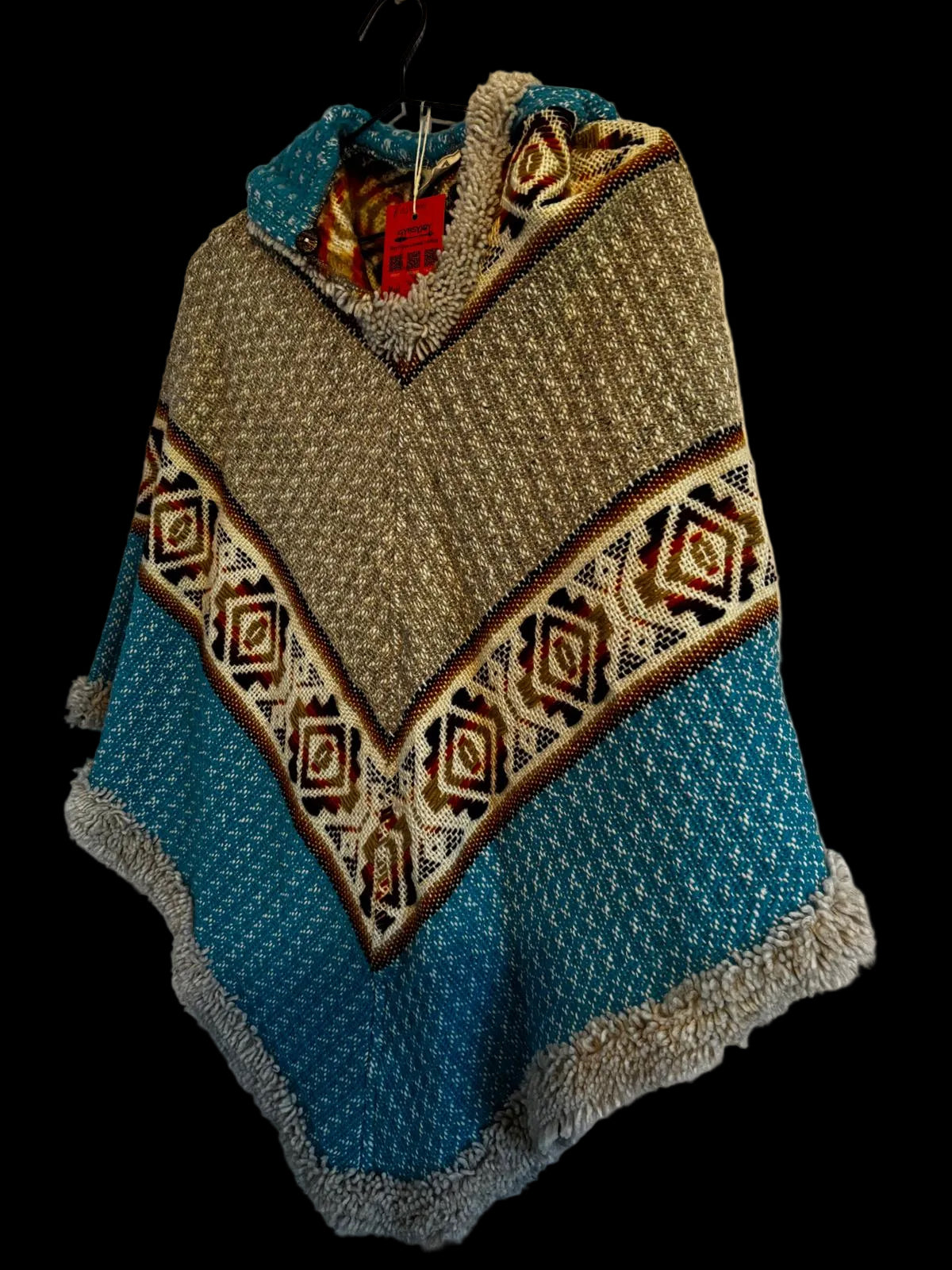 Poncho Rosanna Blue