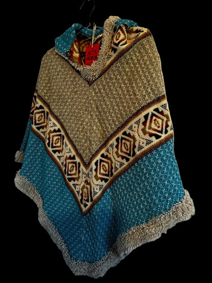 Poncho Rosanna Blue