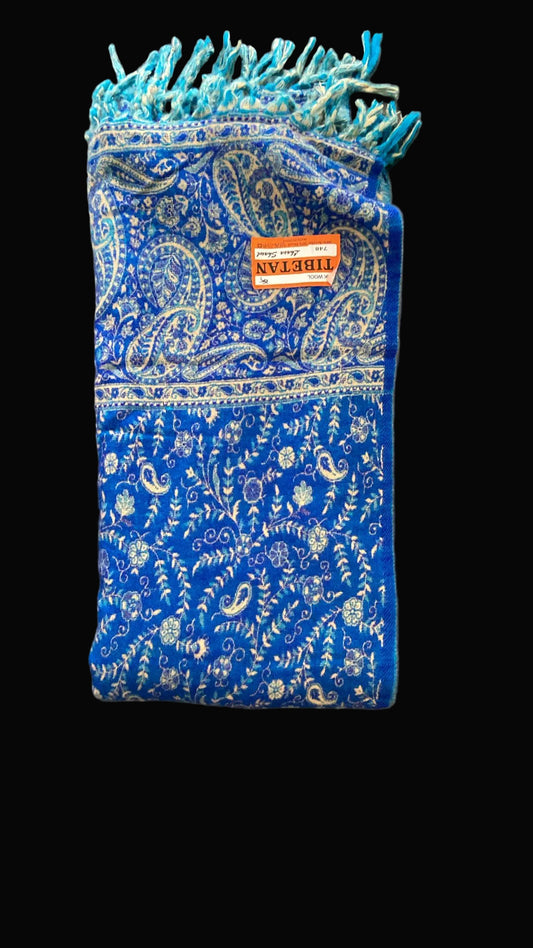 Multifunctionele meditatiedoek - Blauw