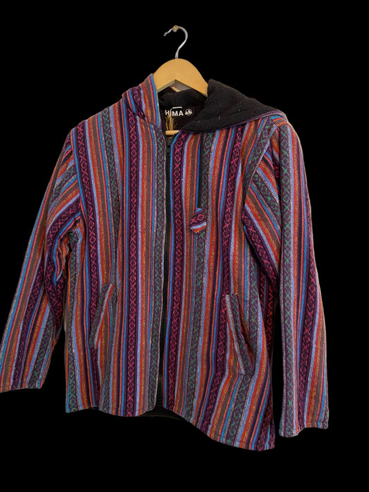 Mexicaanse Baja Hoodie - gevoerd - unisex - paars