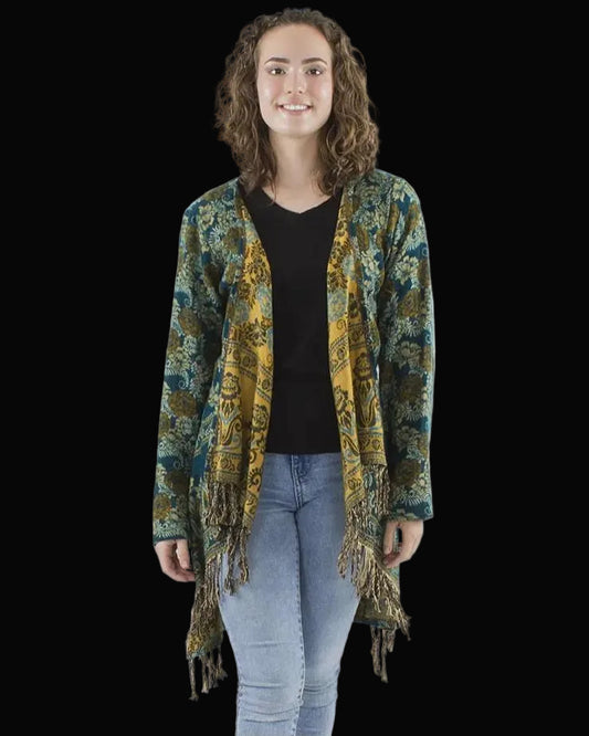 Omslagvest / jasje - Teal