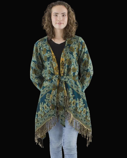 Omslagvest / jasje - Teal