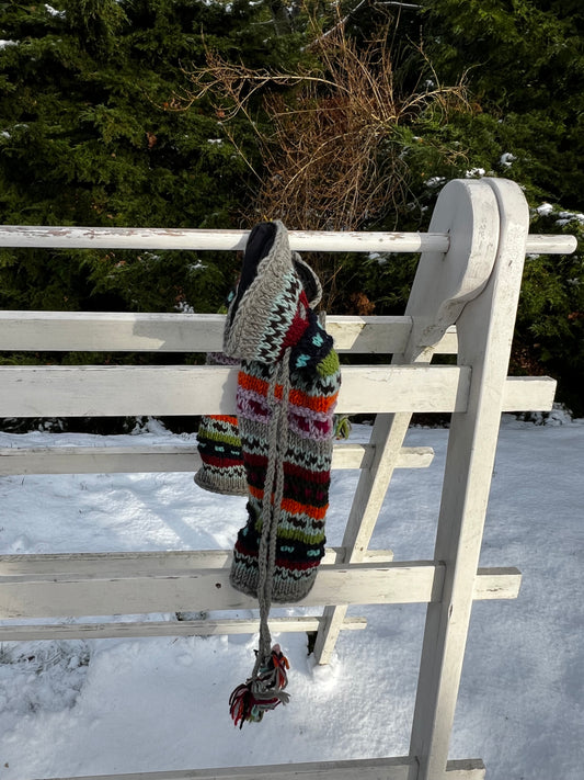 Beenwarmers - grijs/groen