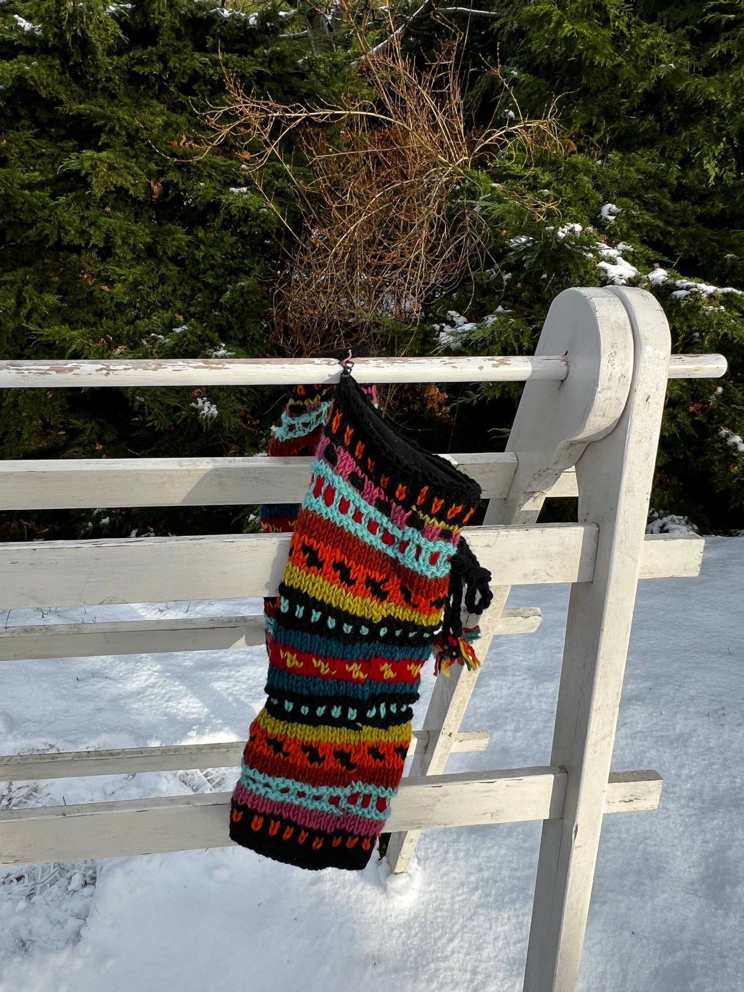 Beenwarmers - blauw/rood