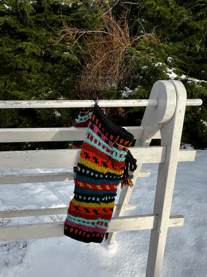 Beenwarmers - blauw/rood